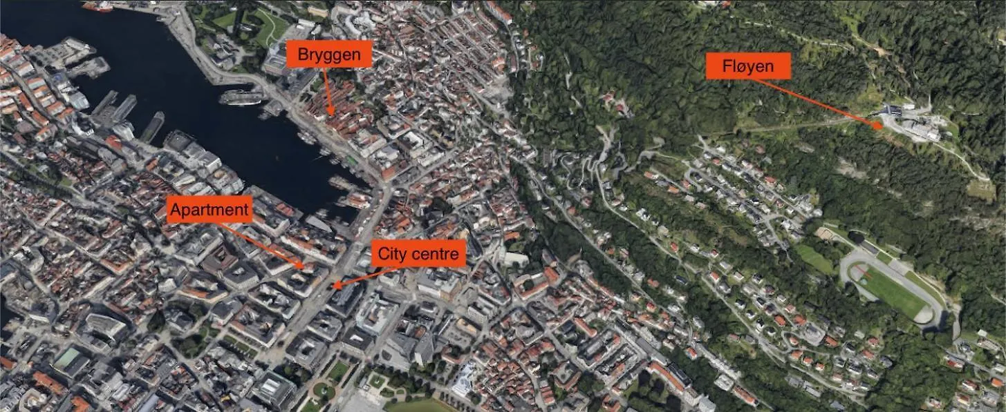 2 Min To Bryggen - Rooftop - Office With 49